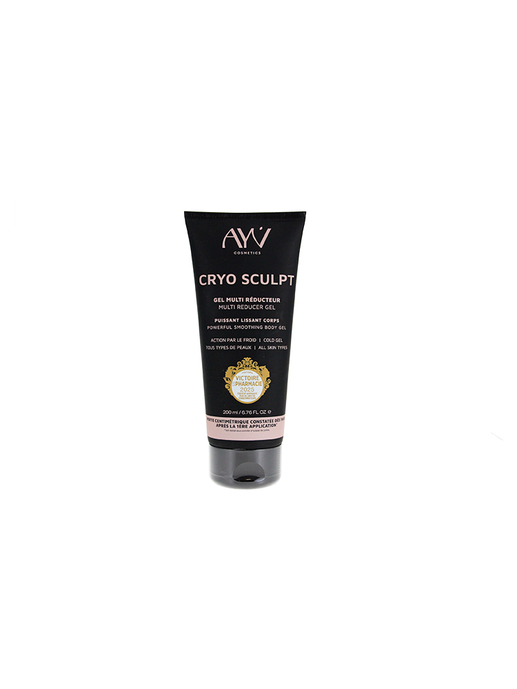 AYV Cosmetics Cryo Sculpt Gel Multi Réducteur Puissant Lissant Corps 200 ml